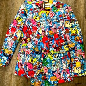 SpongeBob OppoSuit jacket, tie and pants